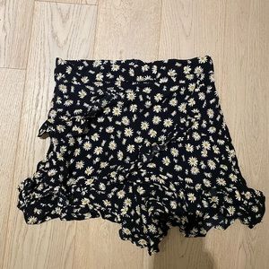 Zara ruffle daisy skort
